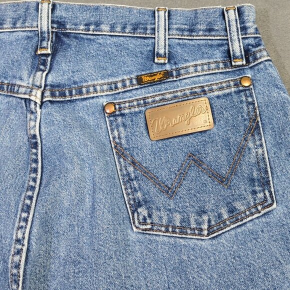 Wrangler Jeans Men's 36x30 Fits 34x30 Blue 13MWZ Cowboy Cut Western Cowboy Rodeo - Picture 1 of 10